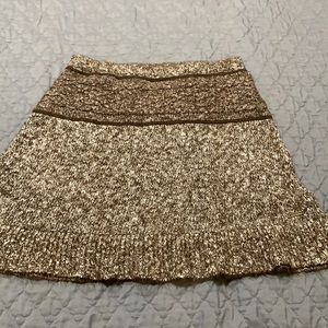 Prana Knitted Brown Skirt